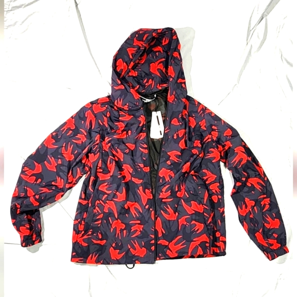 MCQ BY ALEXANDER MCQUEEN Swallow Jacket Black & Red